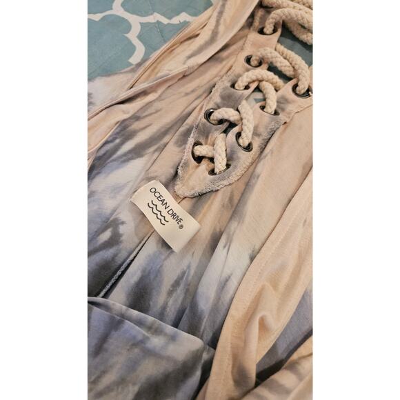 Ocean Drive Size Medium Sleeveless Tie-Dye Swing Dress - Picture 4 of 9